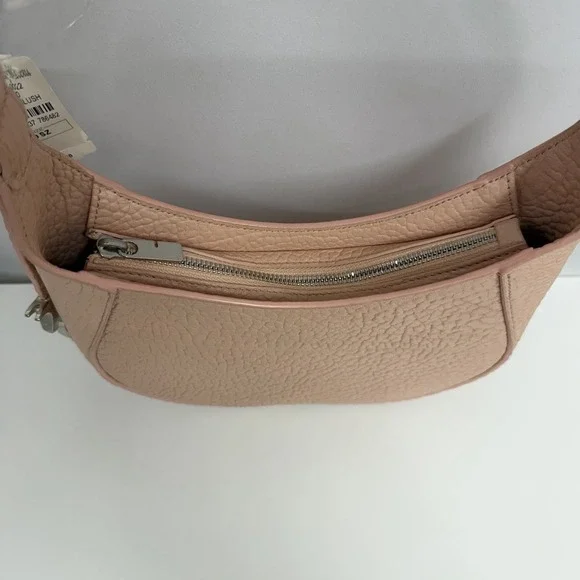 Burberry Leather Small Chess Baguette Shoulder Bag Purse Blush NWT $2190 Dust Ba - Picture 10 of 14